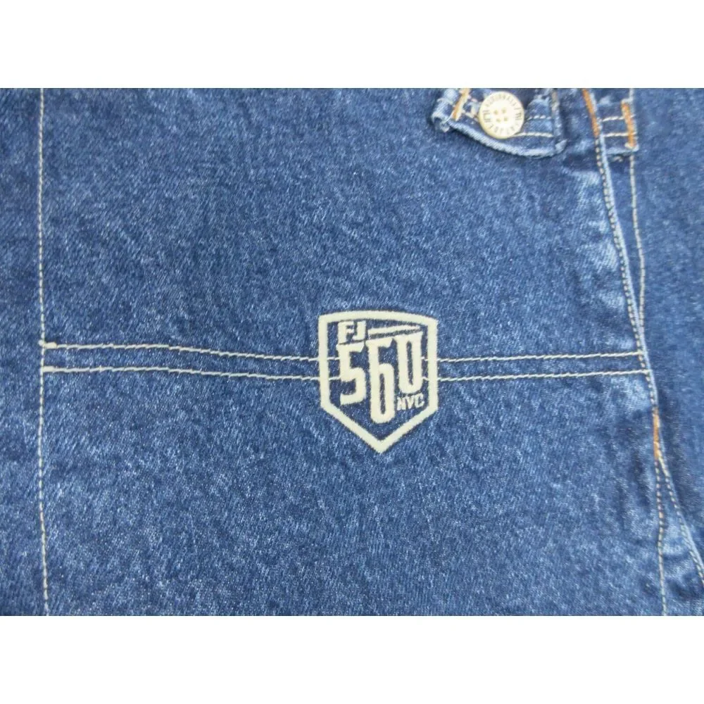 VINTAGE FJ560 Fat Joe Jeans Mens 42 Hip Hop Baggy Y2K Streetwear DEADSTOCK 42X32 - Picture 16 of 16